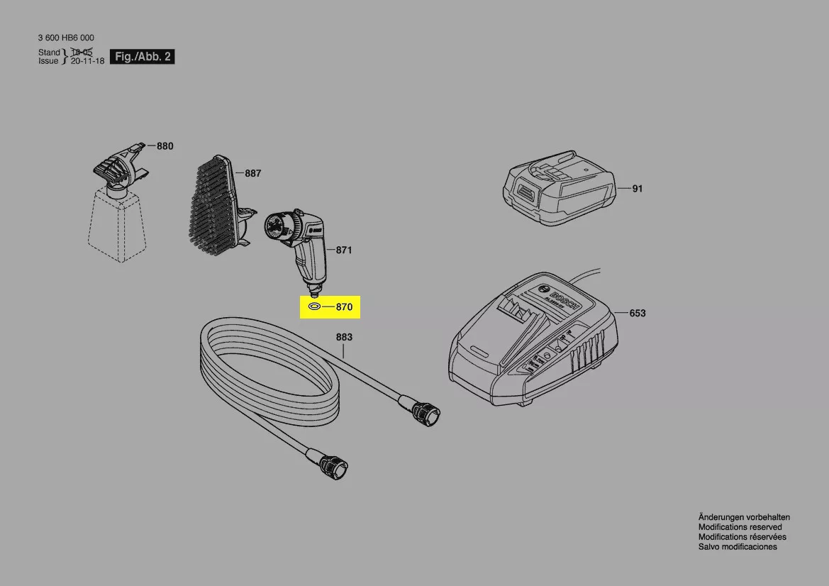 joint torique réf. F 016 F05 311 Bosch